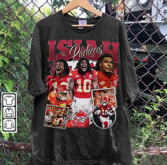 Vintage 90s Graphic Style Isiah Pacheco T-Shirt, Isiah Pacheco shirt, Vintage Oversized Sport Tee,Retro American Football Bootleg Best Gift