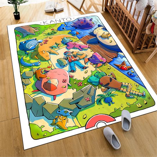 Games Characters Rug, Cute Rug, Game Rug, Gaming Rugs,Gamer Rug,Colorful Rug,Game Decor,Game Rug,Area Rugs,Cool Rugs,Gaming Gifts