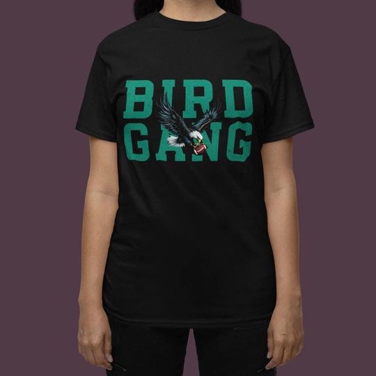 Discover Bird Gang Shirt, eagles shirt, Distressed Bird Gang Shirt, Eagles Football Shirt,  Football Fan Gifts