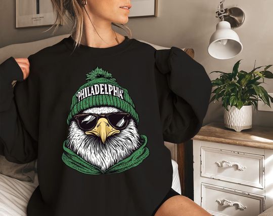 Bird Gang Football Sweatshirt, Retro Philadelphia Eagles Sweatshirt, Philly Football, Old School Philly Fan Gift
