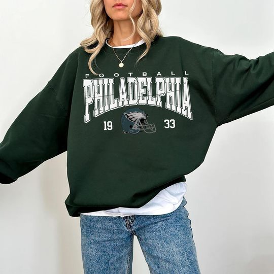 Trendy Philadelphia Football Sweatshirt, Philly Eagle Sweatshirt, Sundays are for the Birds Crewneck, Eagle Shirt, Bird Gang Football