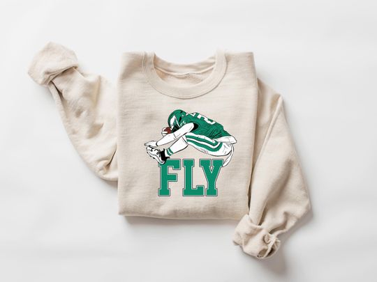 Fly Saquon Fly Sweatshirt, Philadelphia Football Sweatshirt, Philly Football Fan Gift, Saquon Lover Gift, Game Day Sweatshirt