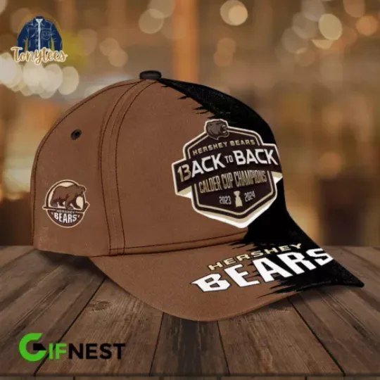 Hershey Bears Cup Champions 2025 Classic Cap, Hershey Bears Champions Cap, Hershey Bears Game Day Cap