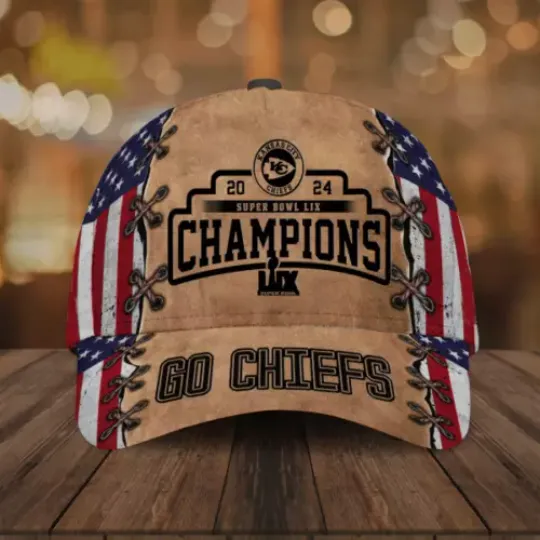 Kansas Chiefs Champions Football Cap, Kansas Chiefs Classic Cap, Game Day Football Cap