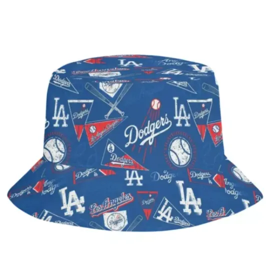 L.A Dodges Bucket Hat, Dodges 2025 Team Baseball Champions Hat, L.A Game Day Baseball Hat