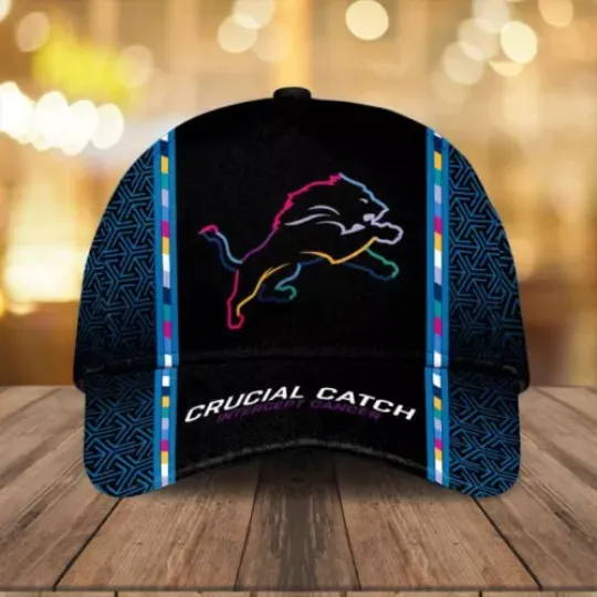 Detroit Lions Game Day Football Cap, Detroit Lions Classic Cap, Detroit Lions Team Football Cap