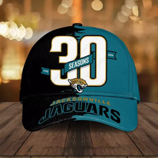 Jacksonville Jaguars 30 Seasons football Classic Cap, Jacksonville Jaguars Game Day football Cap, Jacksonville Jaguars Team football Cap
