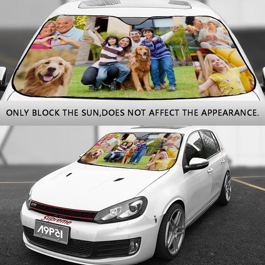 Discover Personalized Photo Auto Sun Shade,Custom Faces Auto Sunshade , Sun Shade For Car, Family Gift for Dad,Auto Sun Shade for Car ,Car Windshield