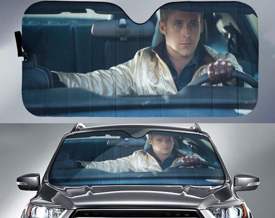 Drive Movie Car Sun Shade, Ryan Gosling Car Accessoriesr, The Driver Car Sun Shade, Car Sun Shade, Gift For Men Women, Gift New Car.