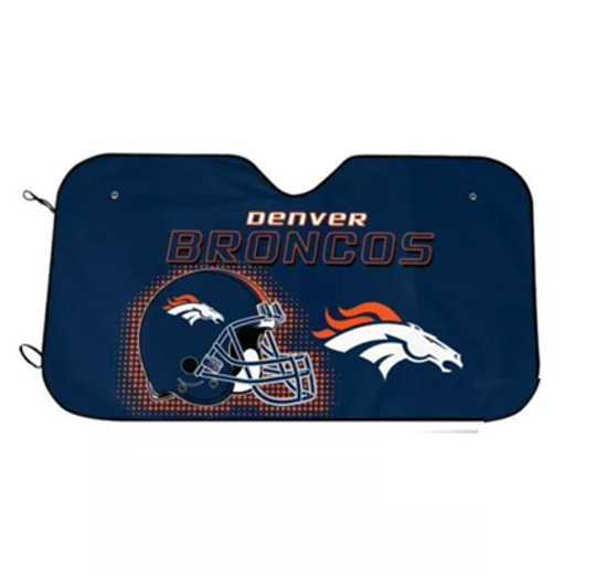 Denver Broncos Car Windshield Sunshade Helmet Style Car Sunshade