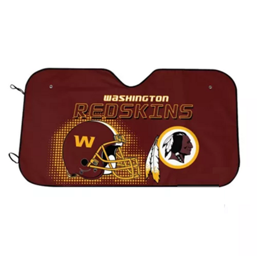 Washington Redskins Car Windshield Sunshade Helmet Style Car Sunshade