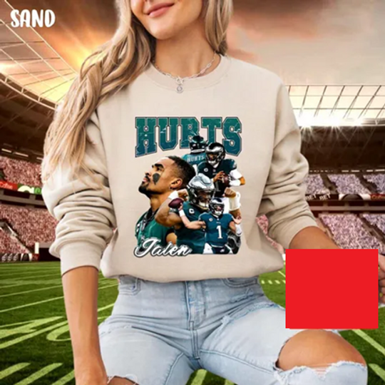 Vintage Jalen Hurts Sweatshirt,  Jalen Hurts Philadelphia Football Sweatshirt, Game Day