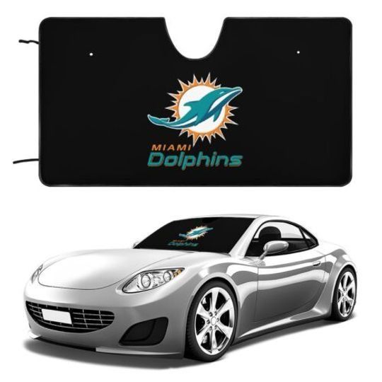 Miami Dolphins Car Windshield Sunshade Car Accessories Car Sunshade