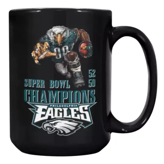 Philadelphia Eagles Super Bowl 52 59 Champions Player Coffee Mug Cup