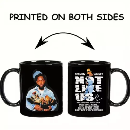 Kendrick Lamar Grammy Winner Not Like Us 2025 Coffe Mug