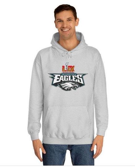 Philadelphia Eagles Super Bowl LIX College Hoodies | Phialdelphia Champions 2025 | Football Lover Gift
