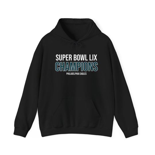Eagles Super Bowl 59 Champions Hoodies | Phialdelphia Champions 2025 | Football Lover Gift
