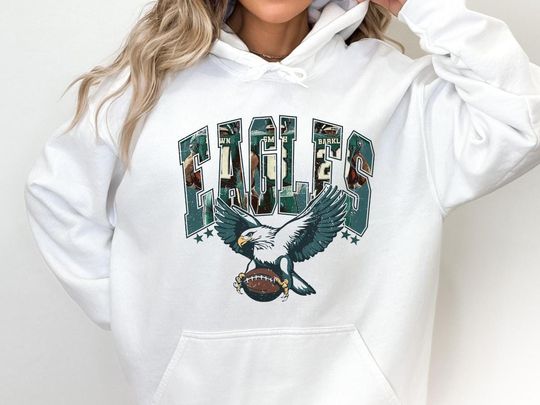 Eagles Football Hoodie, Philadelphia Hoodies | Phialdelphia Champions 2025 | Football Lover Gift