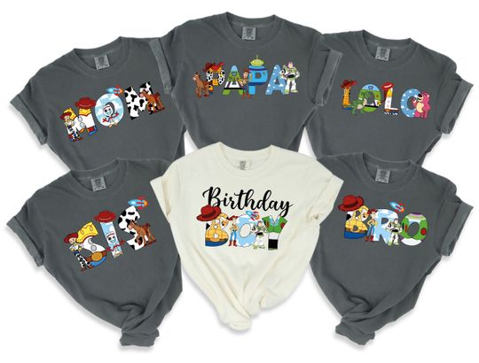 Toy Story Birthday Shirt, Custom Disney Birthday Boy Shirt, Toy Story Birthday Family Shirt, Custom Toy Story Shirt, Birthday Girl Gift Tee