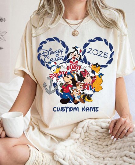 Disney Cruise Shirt  Disney cruise Family Vacation Tee for Men, Women, and Kids- Family Matching Vacation Tees-Custom Disney Cruise Family