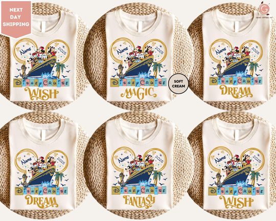 Disney Cruise Line Shirts, Disney Cruise 2025 Family Vacation Shirt, Family Matching Cruise Shirts, Disney Magic, Dream, Fantasy, Wish Shirt