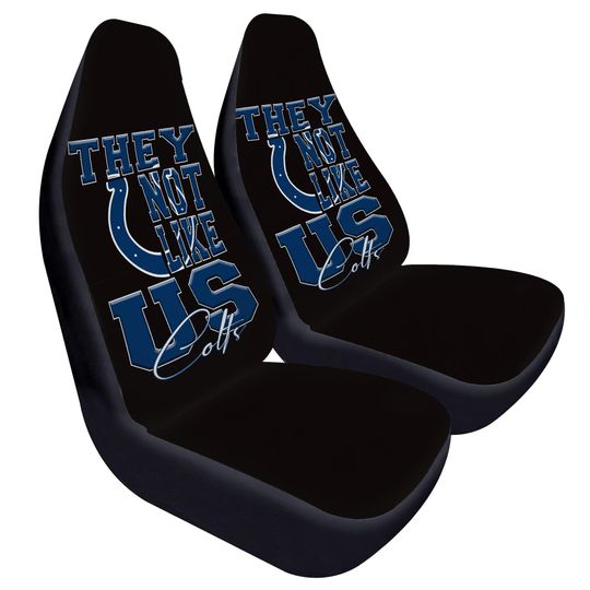 Colts Microfiber Car Seat Covers - 2Pcs