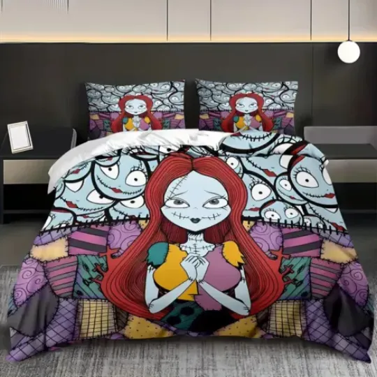 Sally The Nightmare Before Christmas Anime Cartoon Bedding Set