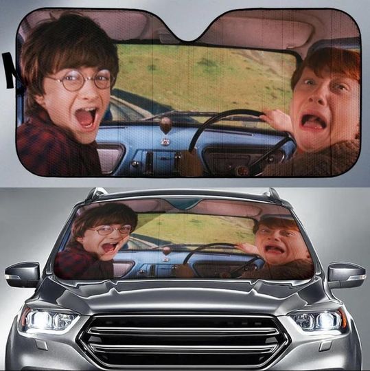 Harry Potter Car Auto Sunshade, Harry Potter Car Decor, Harry Potter Lover, Harry Potter Auto Sunshade, Car Sun Protector, Auto Decor Screen
