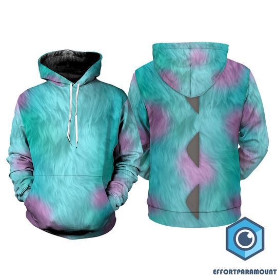 Monster Inc James Sullivan Halloween Cosplay Hoodie, James Sullivan Halloween Shirt, Monsters Inc. Halloween Party, Halloween Costume Outfit