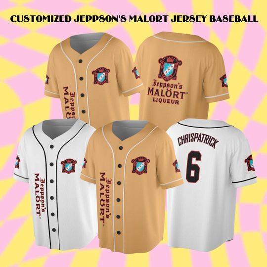 Discover Personalized Jeppson's Malort Jersey Baseball, Malort Baseball Jersey, Malort Jersey Shirt, Shirt For Men Youth, Best Gift,Baseball Jersey