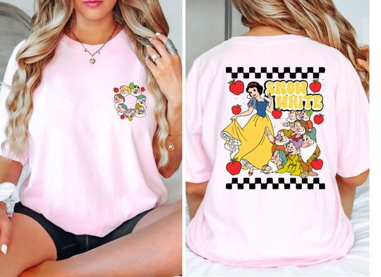 Discover Snow White and Seven Dwarfs Shirts, Disney Family Matching Tshirt, Disney Group Shirt, Snow White Tee, Disney Birthday Shirt, 7 Dwarfs Shirt