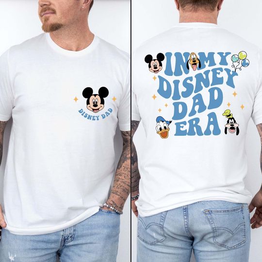 In My Disney Dad Era Shirt, Disney Dad Shirt, Mickey Mouse Dad Shirt, Disney Dad Shirt, Dada Shirt, Disney Fathers Day Shirt, Gift For Dad