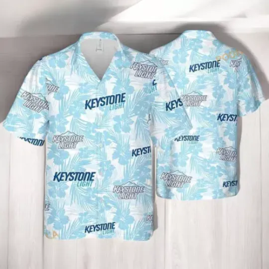 Keystone Light Beer Hawaiian Shirt Beach Lovers Gift