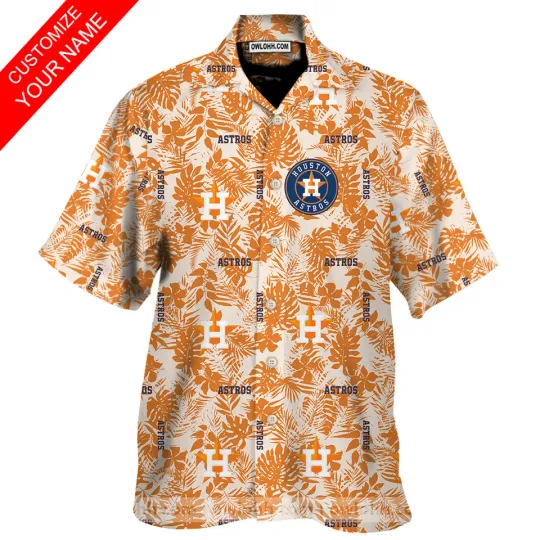 Houston Astros Unisex Personalized Hawaiian Shirt
