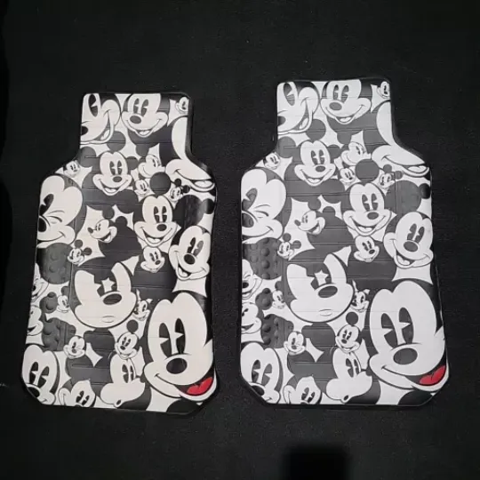 DISNEY Mickey Mouse Car Floor Mats  PLASTICOLOR 2 Piece