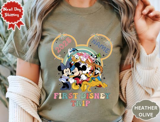 Disney 2025 T-shirt, Disney Family Vacation 2025 Shirt, Disney Custom Family Shirt, Disney Family Trip Shirt, Disney Family Vacation Shirt