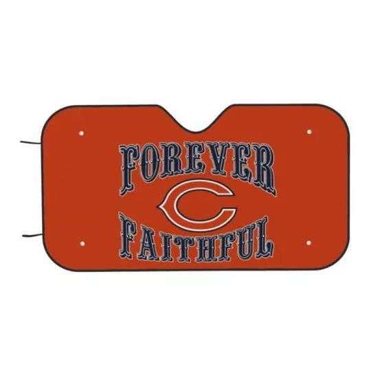 Chicago Bears Car Windshield Sunshade "forever faithul" Car Sunshade