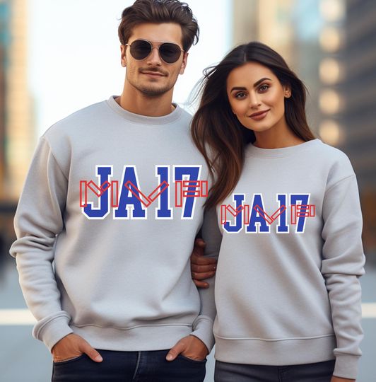 Josh Allen 17 MVP Sweatshirt, Buffalo Football Sweatshirt, Football Fan Gift, Buffalo Fan Gift