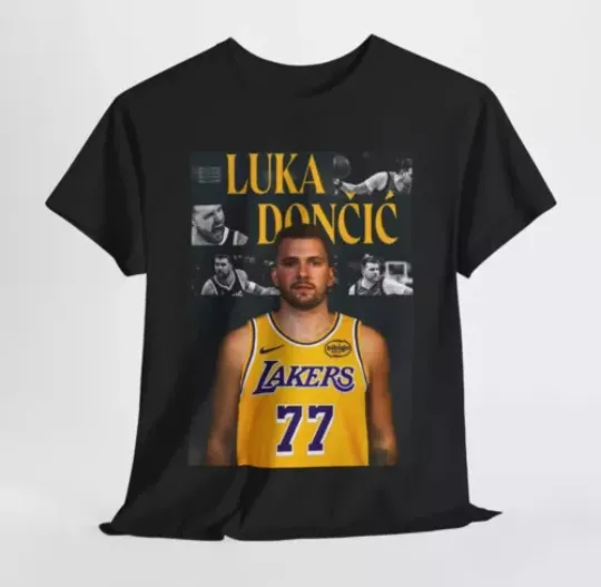 Luka Doncic Lakers Tee, Gift For Fans