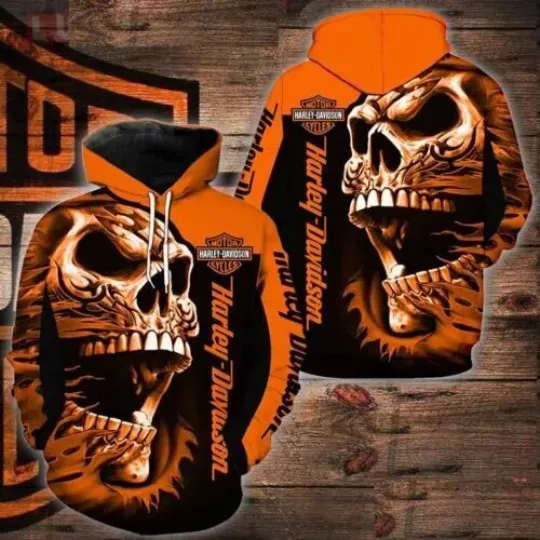 Haarleyy Davidson 3D Hoodie, Haarleyy Davidson Unisex Hoodie