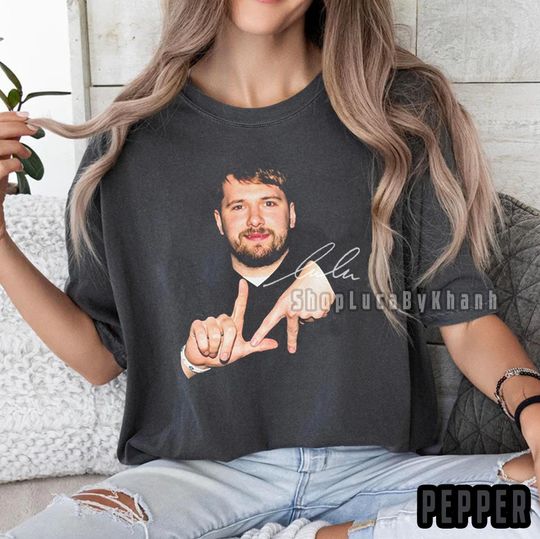 Luka Doncic LA Hand Sign Vintage Shirt