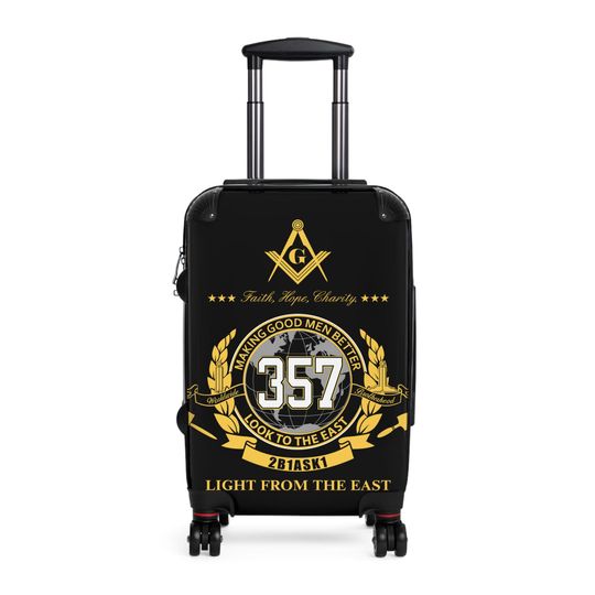 Suitcase Set for Master Mason, Masonic Brotherhood, Fraternity Eastern Star