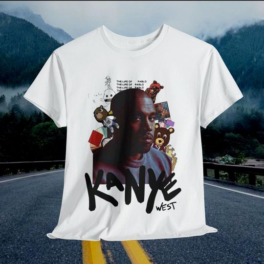 Kanye west T-shirt, kanye west, kanye west shirt, gift for him, streetwear tee, kanye west tee, vintage 90's, Hip Hop 90s bootleg T-shirt