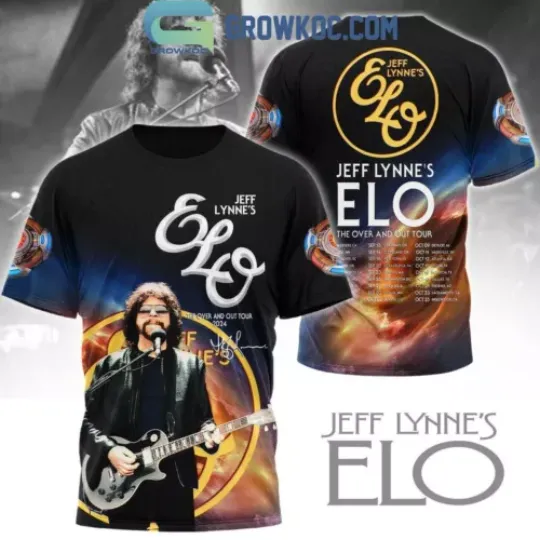 ELO Of Jeff Lynne’s The 2024 Tour Hoodie T-Shirt 3D