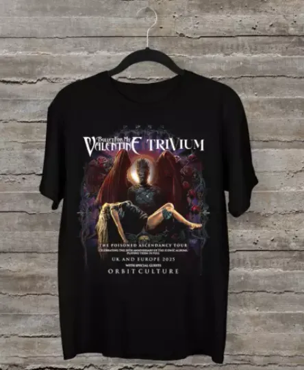 NEW Bullet for my Valentine 2025 Tour Concert Black All Size T-Shirt