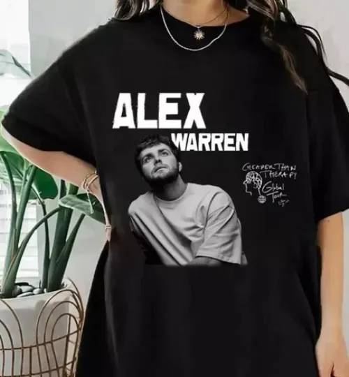 Discover Vintage Alex Warren Tour 2025, Unisex T Shirt Gift for fan Tshirt