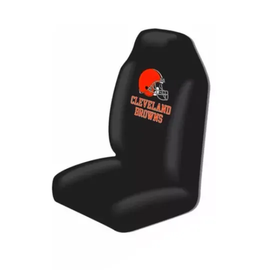Cleveland Browns Seat Cover High Back Licensed Universal Fit Car SUV - Single