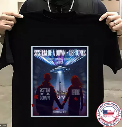SYSTEM OF DOWN 2025 Tour Deftone T Shirt