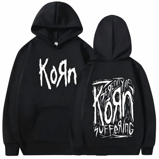 Korn Hoodie, Y2K Hoodie,90s Rock Band oversized hoodie