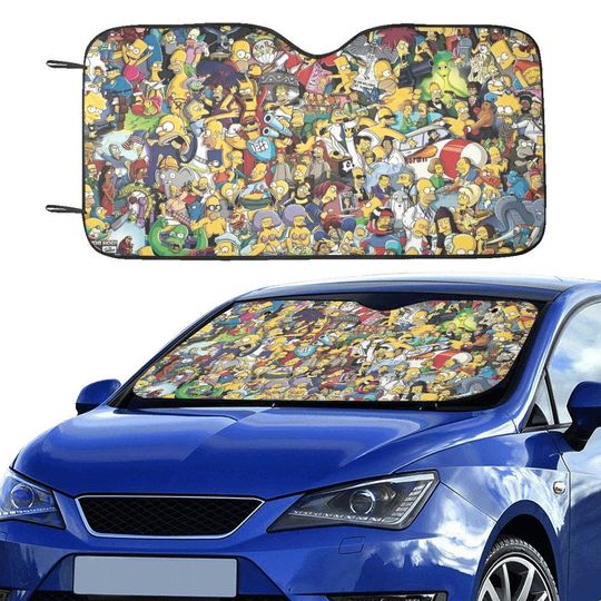 Simpsons Car Sun Shade